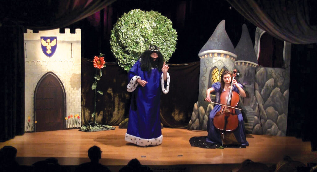 Trompette, Violoncelle et Sorcière, spectacle pour les écoles maternelles et élémentaires